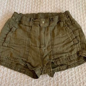 Free People linen shorts
